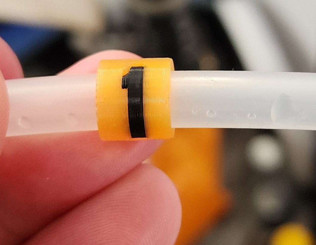 Fluid / Gas line identifier ring